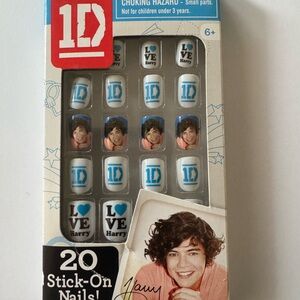 1D Stick-On Nails One Direction I Love Harry